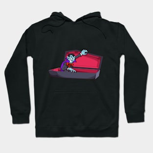 Vampire In Coffin Hoodie